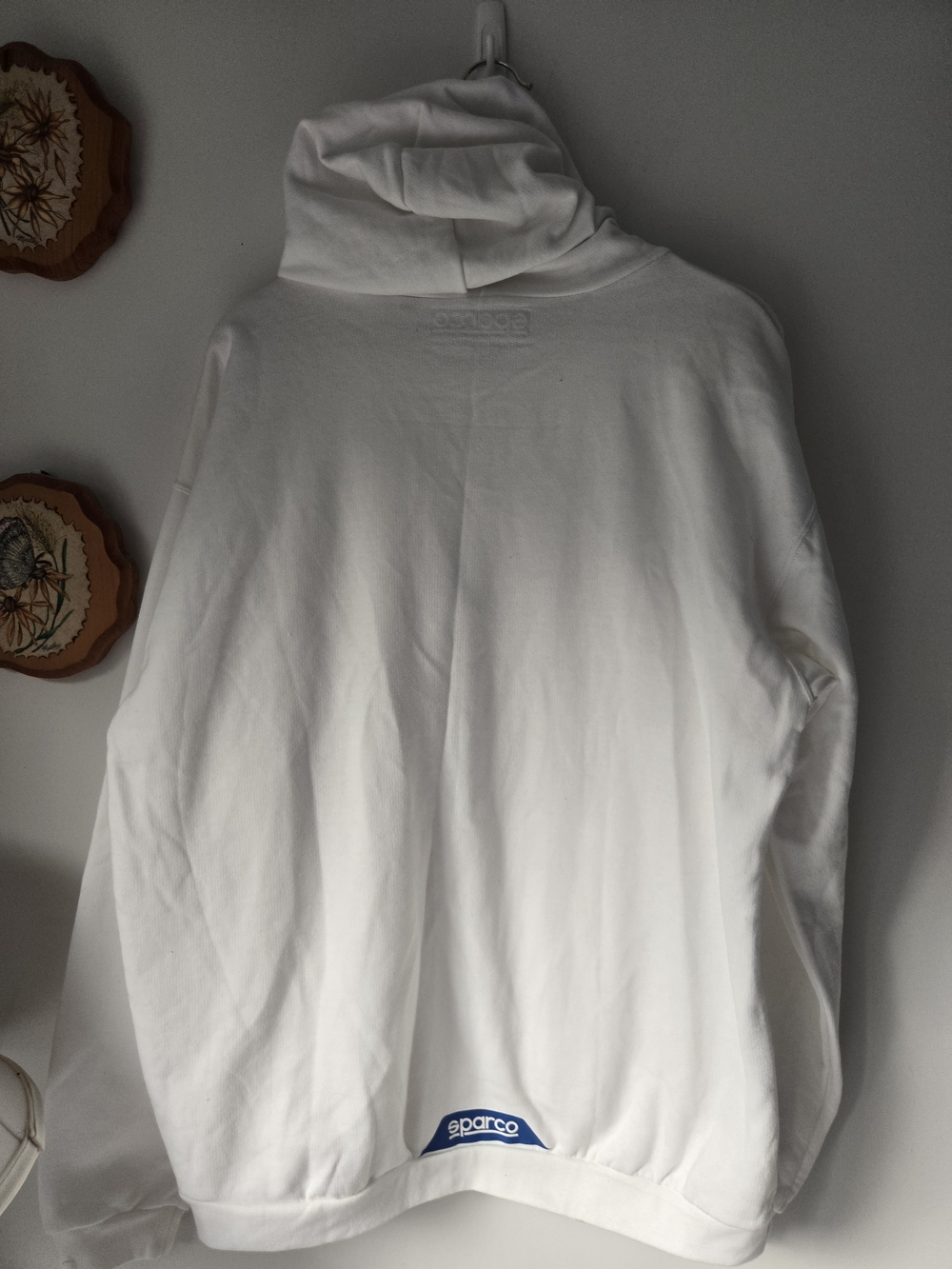 White Pullover Hoodie - Racing Performance Logo - Picture 7 of 8